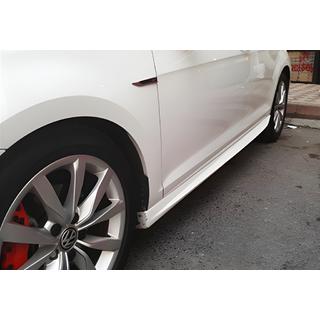 Sideskirts DPT V-1 (hoogglans zwart) Volkswagen Golf 8 2019–