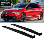 Volkswagen Golf 8 2019– Sideskirts DPT V-2 (hoogglans zwart) foto 1