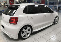 Volkswagen Polo 2010–2017 Sideskirts DPT V-1 (hoogglans zwart) foto 2