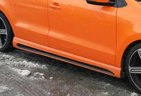 Volkswagen Polo 2010–2017 Sideskirts DPT V-4 (spuitklaar) foto 1
