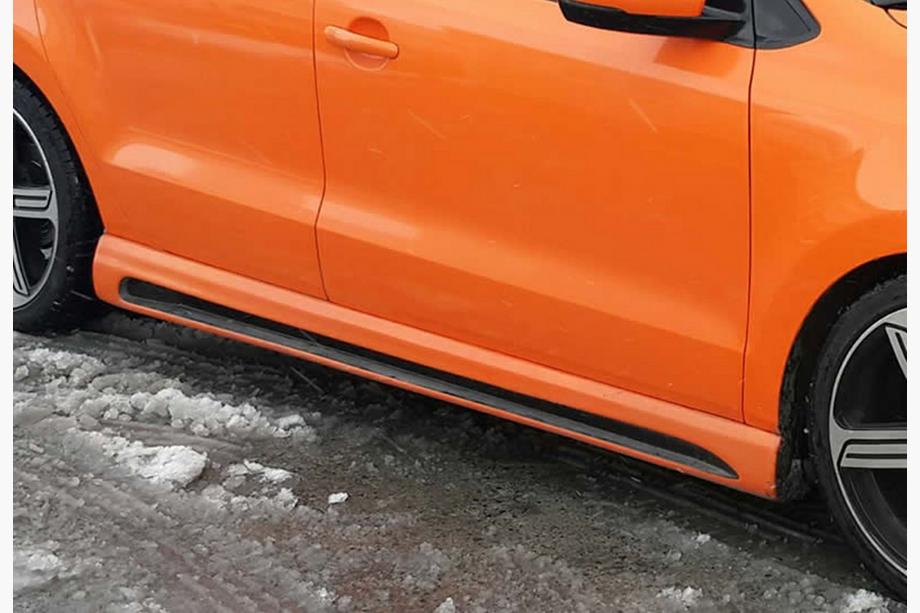 Volkswagen Polo 2010–2017 Sideskirts DPT V-4 (spuitklaar) Image