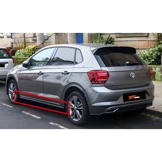 Sideskirts DPT V-2 (hoogglans zwart) Volkswagen Polo 2017–