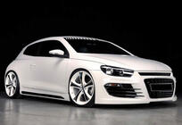 Volkswagen Scirocco 2008–2017 Sideskirts DPT V-2 (hoogglans zwart) foto 1