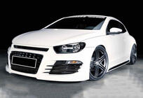 Volkswagen Scirocco 2008–2017 Sideskirts DPT V-2 (hoogglans zwart) foto 2