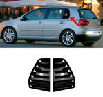 Volkswagen Golf 5 2003–2009 Sierlijsten voor achterruiten DPT (glanzend zwart, 2 stuks) foto 1