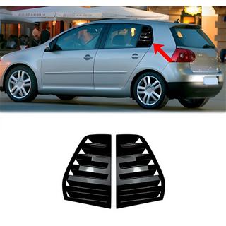 Sierlijsten voor achterruiten DPT (glanzend zwart, 2 stuks) Volkswagen Golf 5 2003–2009