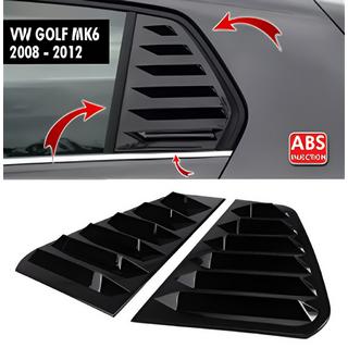 Achterzijruit covers DPT V-1 (glans zwart, 2 stuks) Volkswagen Golf 6 2008–2014