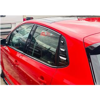 Sierlijsten voor achterruiten DPT (glanzend zwart, 2 stuks) Volkswagen Polo 2017–