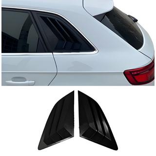 Achterruit covers DPT V-2 (hoogglans zwart, 2 stuks) Audi A3 2012–2020