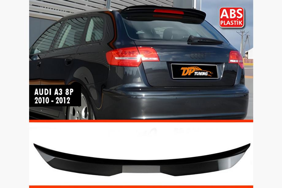 Audi A3 2003–2012 DPT V-1 spoiler (2010-2012, HB, hoogglans zwart) Image