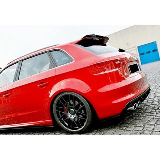DPT V-1 spoiler (HB, hoogglans zwart) Audi A3 2012–2020 foto 1