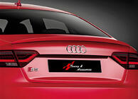 Audi A5 2007–2015 DPT V-2 achterspoiler (voor Coupé, hoogglans zwart) foto 1