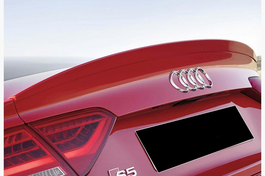 Audi A5 2007–2015 Spoiler DPT V-2 (voor Sedan, hoogglans zwart) Image