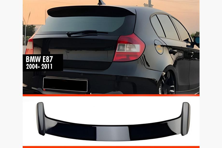 BMW 1 Serie E81/E82/E87/E88 2004–2011 DPT spoiler (voor E81/E87, glanzend zwart) Image