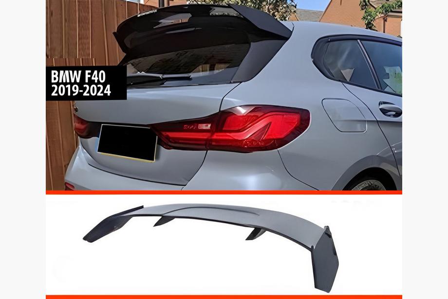 BMW 1 Serie F40 2019–2024 DPT spoiler (hoogglans zwart) Image