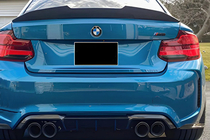 BMW 2-serie F22/F23 2014–2021 PSM-style spoiler (voor F22, hoogglans zwart) foto 1