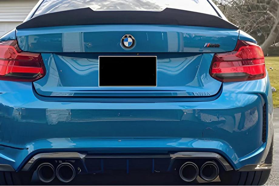 BMW 2-serie F22/F23 2014–2021 PSM-style spoiler (voor F22, hoogglans zwart) Image