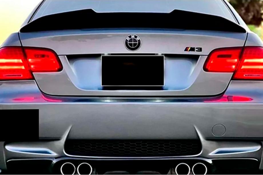 BMW 3-serie E92/E93 2006–2013 PSM-Style spoiler (voor E92, hoogglans zwart) Image