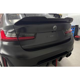 PSM-Style achterspoiler (voor G20/G80, hoogglans zwart) foto 1