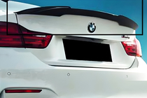BMW 4 Serie F32/F33/F36 2012–2020 M4-Style V1 spoiler (voor F32, hoogglans zwart) foto 1