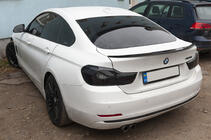 BMW 4 Serie F32/F33/F36 2012–2020 PSM-style spoiler (voor F32, hoogglans zwart) foto 1