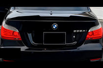BMW 5 Serie E60/E61 2003–2010 PSM-stijl spoiler (hoogglans zwart) foto 1