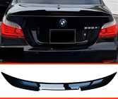 BMW 5 Serie E60/E61 2003–2010 PSM-stijl spoiler (hoogglans zwart) foto 3