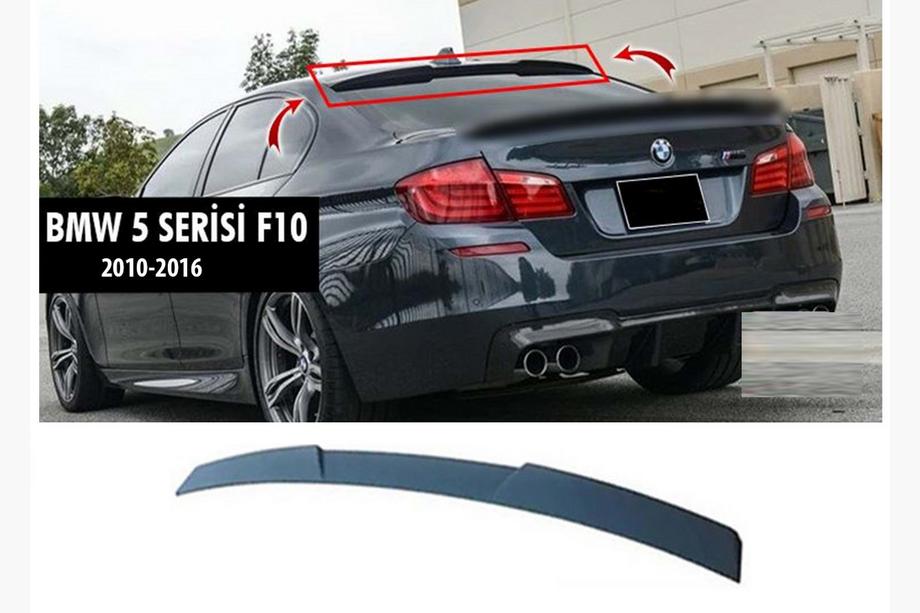 BMW 5 Serie F10/F11 2010–2016 M4-Style V1 spoilerlip (voor F10, hoogglans zwart) Foto 1