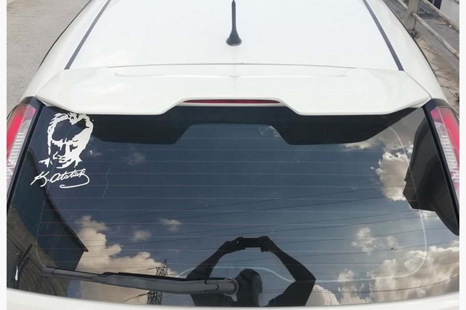 Fiat Punto Grande/EVO 2006–2018 DPT spoiler (hoogglans zwart) Foto 2