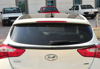 Hyundai I-30 2012–2017 DPT spoiler (hoogglans zwart) foto 1