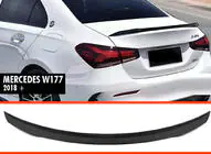 Mercedes A-Klasse W177 2018– Spoiler DPT V-2 (SD, hoogglans zwart) foto 1