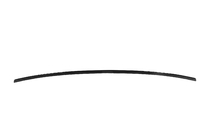 Mercedes C-klasse W204 2007–2015 Spoiler DPT V-1 (glanzend zwart) foto 3