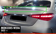 Mercedes C-klasse W206 2022– DPT spoiler (hoogglans zwart) foto 1