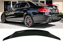 Mercedes E-klasse W212 2009–2016 Spoiler DPT V-2 (hoogglans zwart) foto 1