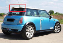 Mini Cooper R50/52/53 2000–2006 DPT spoiler (hoogglans zwart) foto 1