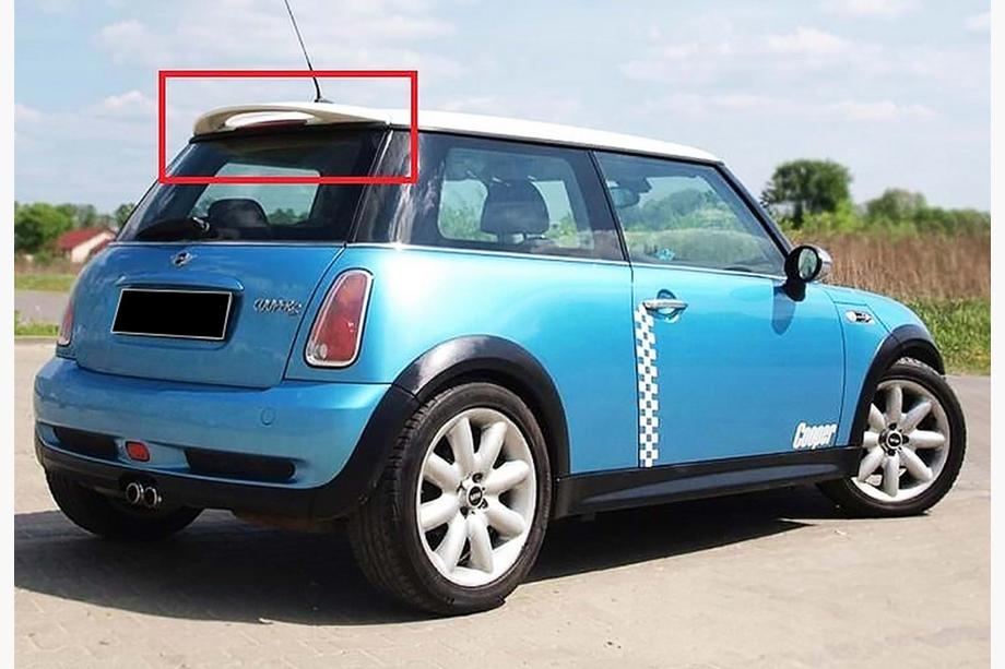 Mini Cooper R50/52/53 2000–2006 DPT spoiler (hoogglans zwart) Image