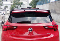 Opel Astra K 2016–2021 Spoiler DPT V-2 (hoogglans zwart) foto 2