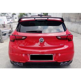 Spoiler DPT V-2 (hoogglans zwart) Opel Astra K 2016–2021 foto 4
