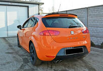 Seat Leon 2005–2012 Spoiler DPT V-1 (2009-2012, hoogglans zwart) foto 4