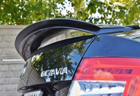Skoda Octavia III A7 2013–2019 Spoiler DPT V-3 (glans zwart) foto 2