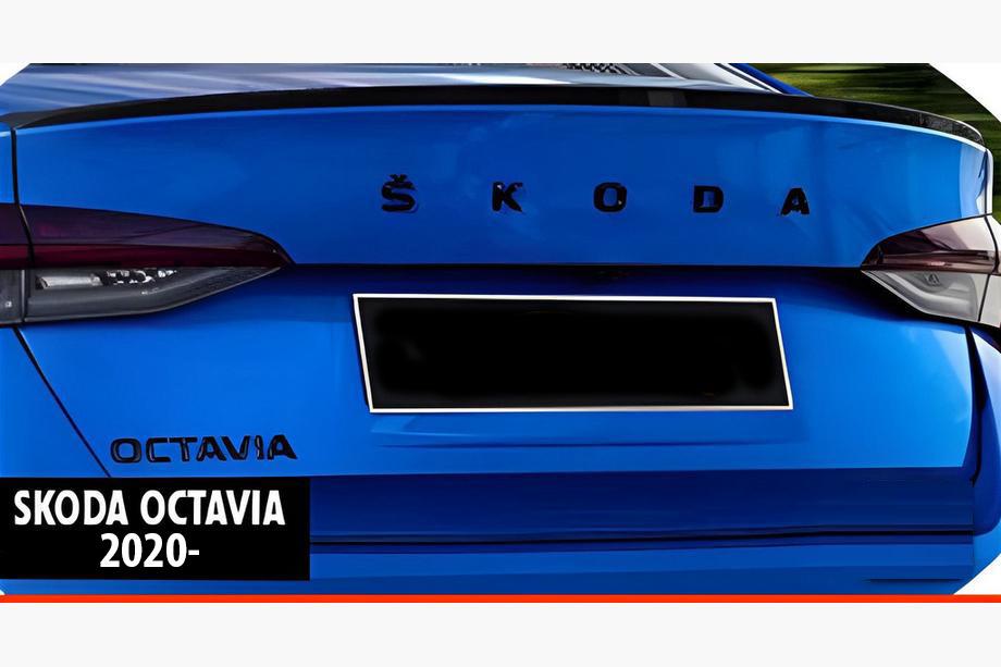 Skoda Octavia IV A8 2020– Spoiler DPT V-2 (hoogglans zwart) Foto 1