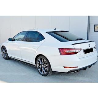 DPT V-1 spoiler (2015-2019, hoogglans zwart) Skoda Superb 2015–2024 foto 4