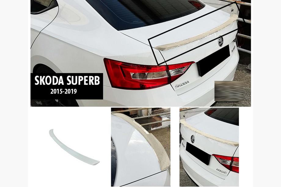 Skoda Superb 2015–2024 Spoiler DPT V-2 (2015-2019, geschikt om te spuiten) Image