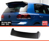 Volkswagen Golf 6 2008–2014 DPT V-2 spoiler (HB, hoogglans zwart) foto 1