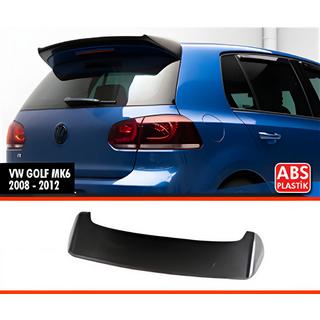 DPT V-2 spoiler (HB, hoogglans zwart) Volkswagen Golf 6 2008–2014 foto 1