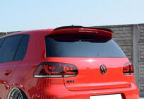 Volkswagen Golf 6 2008–2014 DPT V-4 spoiler (HB, glanzend zwart) foto 1
