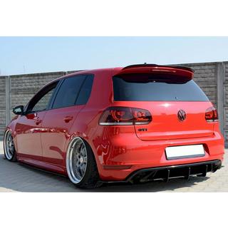 DPT V-4 spoiler (HB, glanzend zwart) Volkswagen Golf 6 2008–2014 foto 4
