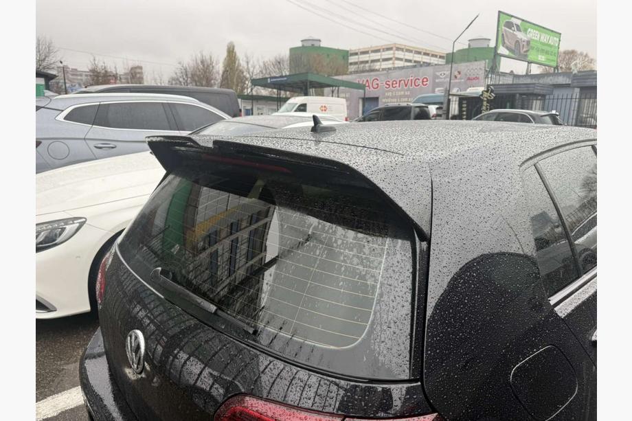 Volkswagen Golf 7/E-Golf 2012–2020 Spoiler DPT V-2 (voor GTI / R HB, hoogglans zwart) Foto 6