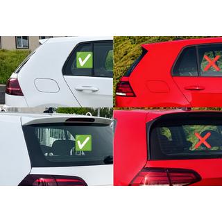 Spoiler DPT V-5 (voor Base HB, hoogglans zwart) Volkswagen Golf 7/E-Golf 2012–2020 foto 2