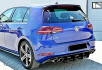 Volkswagen Golf 7/E-Golf 2012–2020 DPT V-9 spoiler (voor GTI / R HB, hoogglans zwart) foto 3